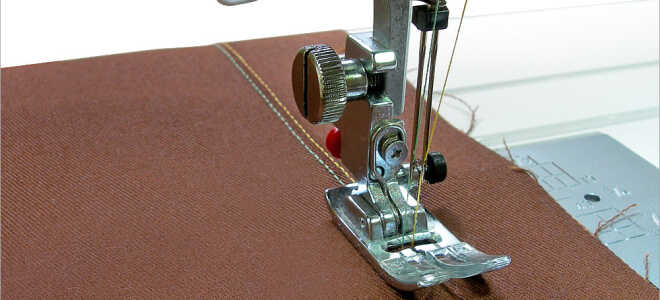 Особенности шитья двойной иглой
